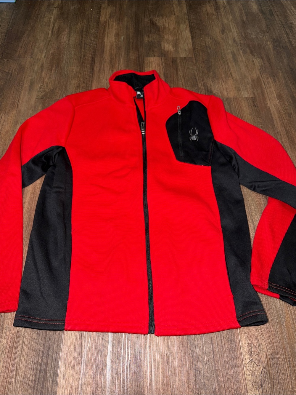 Spyder Men Bandit Fz Stryke Fleece Full Zip Jacket size M EUC